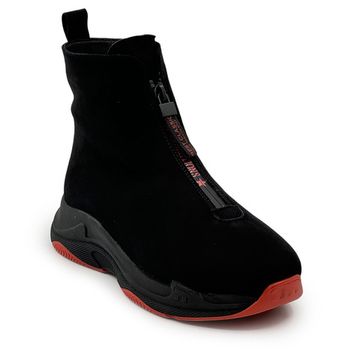 Ботинки Cover черные замшевые МЕХ 2025 - фото 2, 1515-3 COV 2025