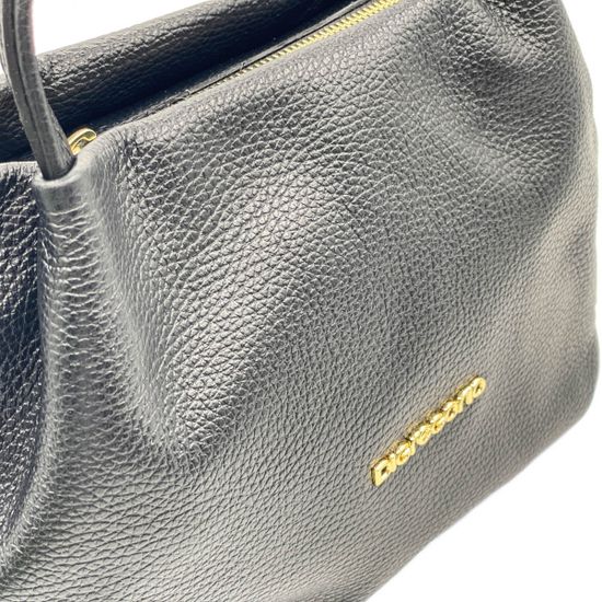 Сумка Di Gregorio черная кожаная - фото 5, 8810 DG NERO