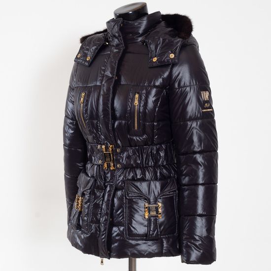 Пуховик VDP черного цвета - фото 4, 