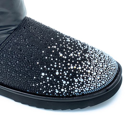 Угги Marcelo Lopez черные текстиль МЕХ - фото 6, CN5204 ML NERO