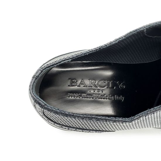 Туфли Barcly темно-синие кожаные - фото 7, 79006 BAR BLU
