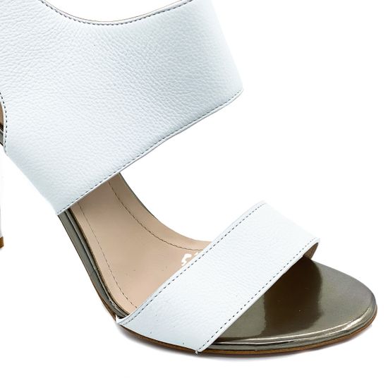 Босоножки Renzi кожаные белые - фото 6, 501500C RZ