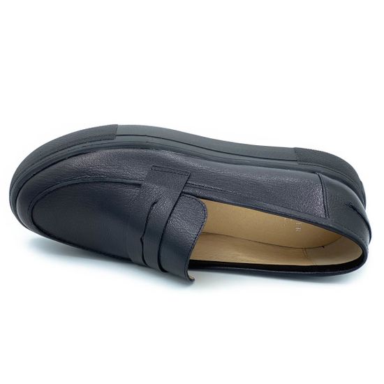 Лоферы Cover черные кожаные - фото 5, 17057 COV