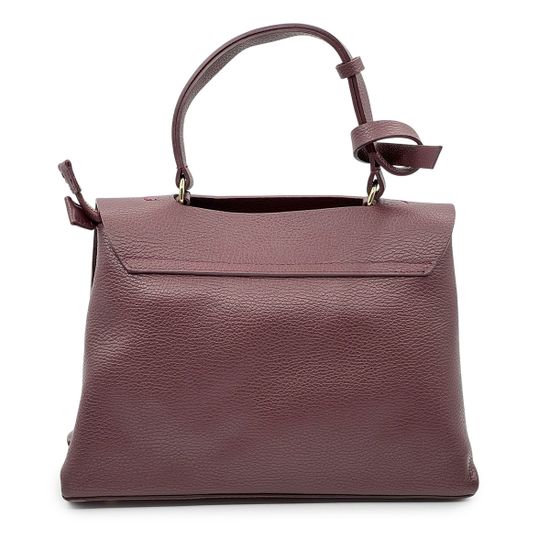 Сумка NILA&NILA бордовая кожаная - фото 3, BNN7003 NIL BORDO