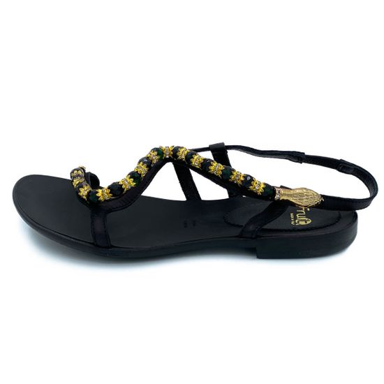 Босоножки Fru.it черные кожаные - фото 1, 