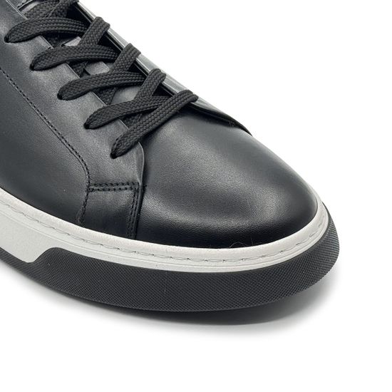 Кеды Barcly черные кожаные - фото 6, 67900 BAR NERO