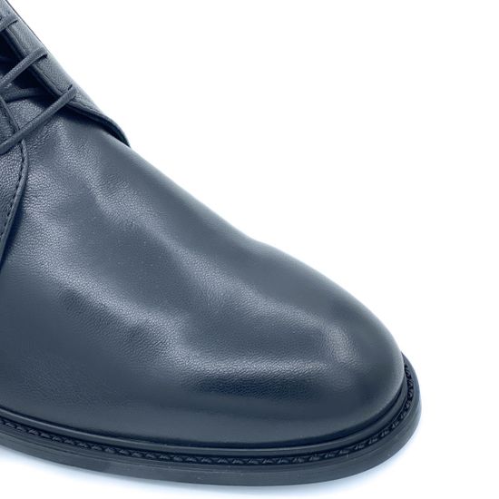 Ботинки Giampieronicola черные кожаные МЕХ - фото 6, 