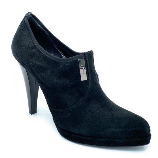 Ботильоны Giorgio Piergentili черные замшевые - фото 2, 