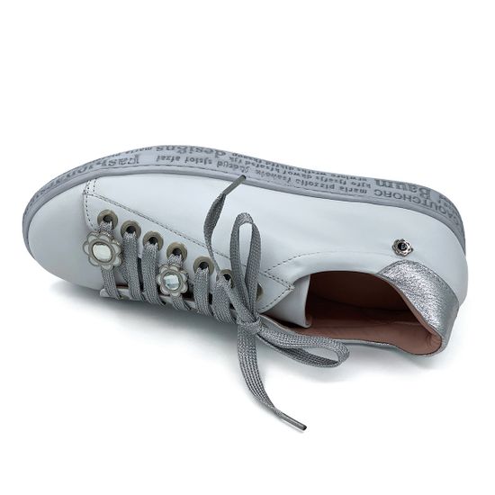 Кеды Tuffoni белые кожаные - фото 5, 