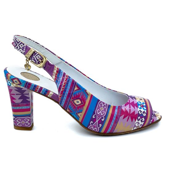 Босоножки Ilasio Renzoni мультиколор из лакированной кожи - фото 1, 