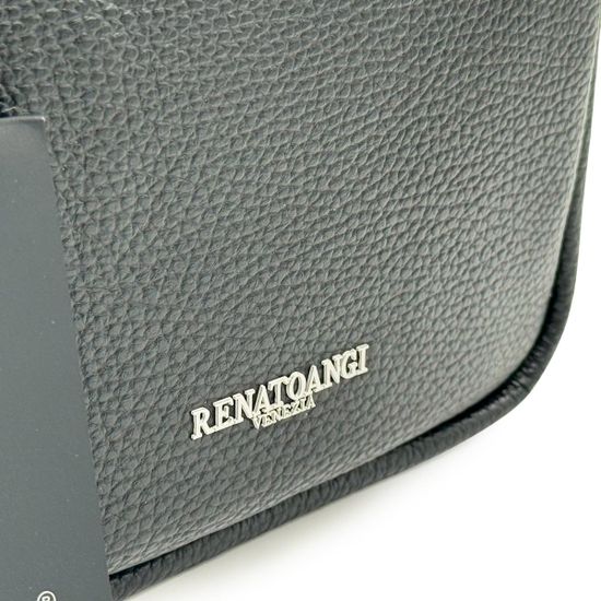 Рюкзак кросс-боди Renato Angi черный кожаный - фото 3, 3358701 RA NERO