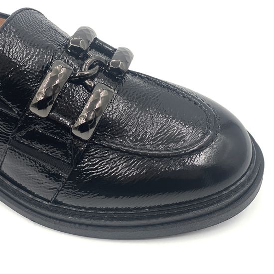 Лоферы KELTON наплак черный - фото 7, AJ4210 KEL