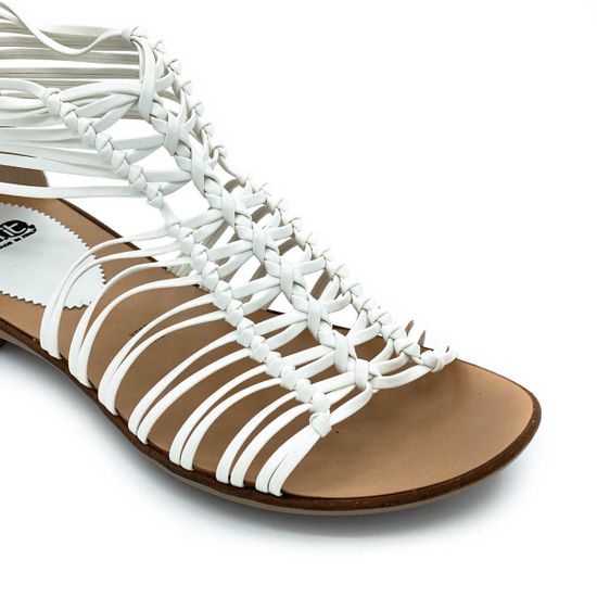 Босоножки Fru.it белые кожаные - фото 5, 