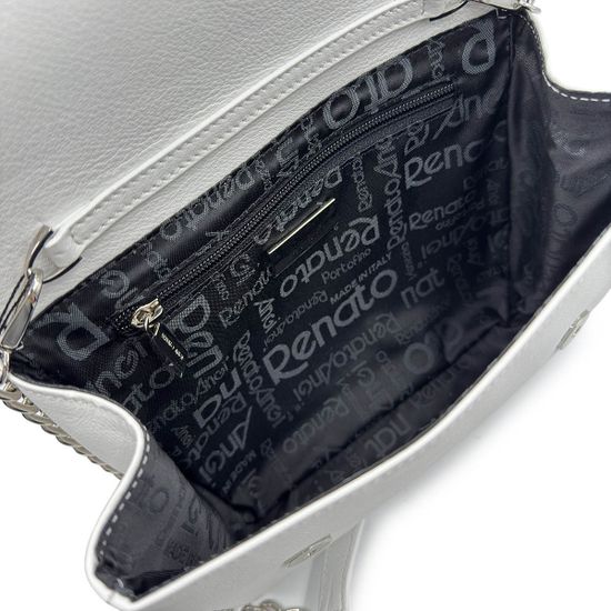 Сумочка Renato Angi белая кожаная - фото 5, 2805781 RA BIANCO