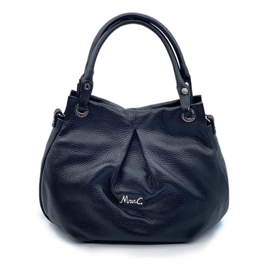 Сумка Marina Creazioni черная кожаная - фото 1, 