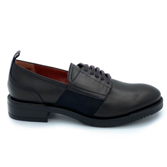 Полуботинки Mot CLe черные кожаные демисезонные - фото 1, MOT1505 MOT NERO