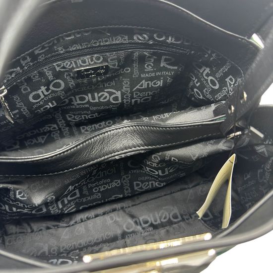 Сумка Renato Angi зеленая замша/кожа - фото 6, 