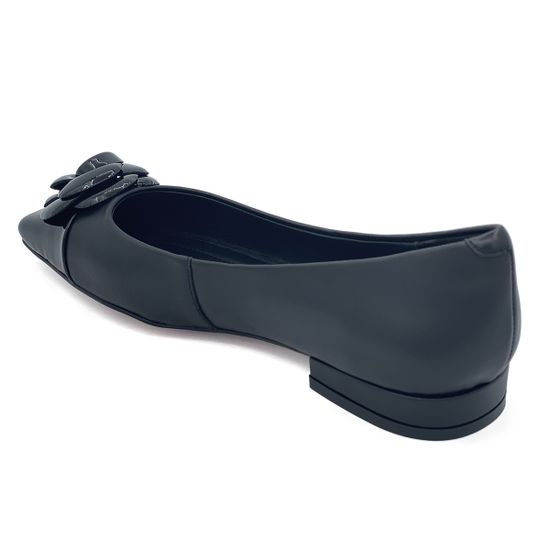 Балетки TUFFONI черные кожаные - фото 3, 3524023LL TUF NERO