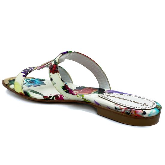 Сабо Loretta Pettinari белые мультиколор - фото 3, 