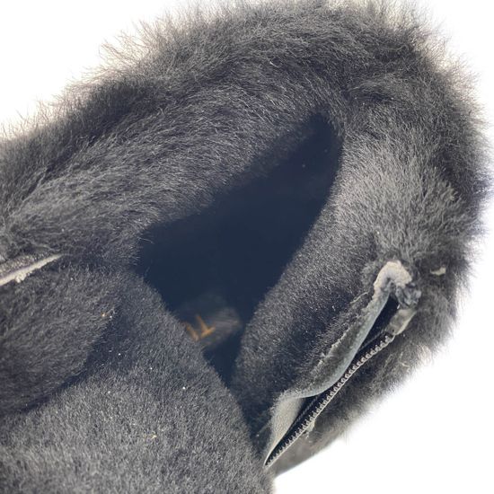 Ботинки Tuffoni серые замшевые МЕХ - фото 7, 