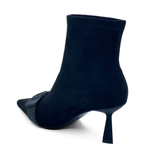 Ботильоны TUFFONI черные замша/стрейч демисезонные - фото 3, 1423010TL TUF