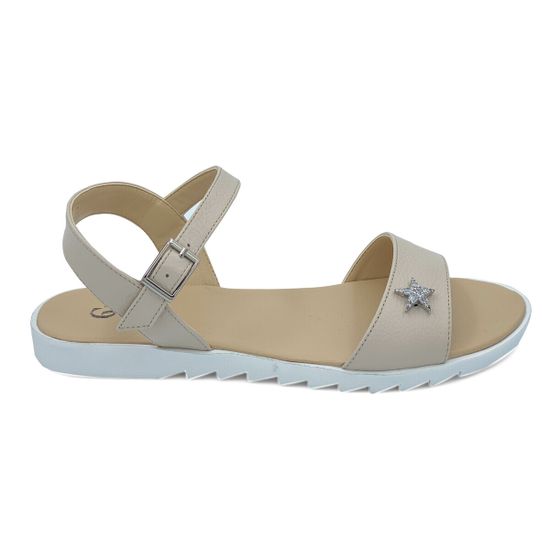 Босоножки CV COVER пудрового цвета кожаные - фото 1, 0898-15 COV