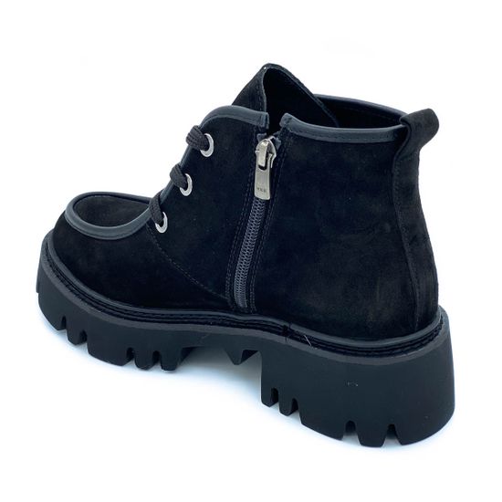 Ботинки Cover черные замшевые Байка - фото 3, 