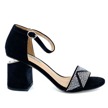 Босоножки Gianni Renzi черно-серебряные - фото 1, RA1022A GR