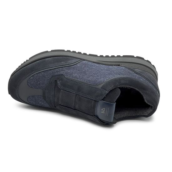 Кроссовки GIAMPIERONICOLA синие нубук/текстиль на байке - фото 5, M393207 GPN BLU