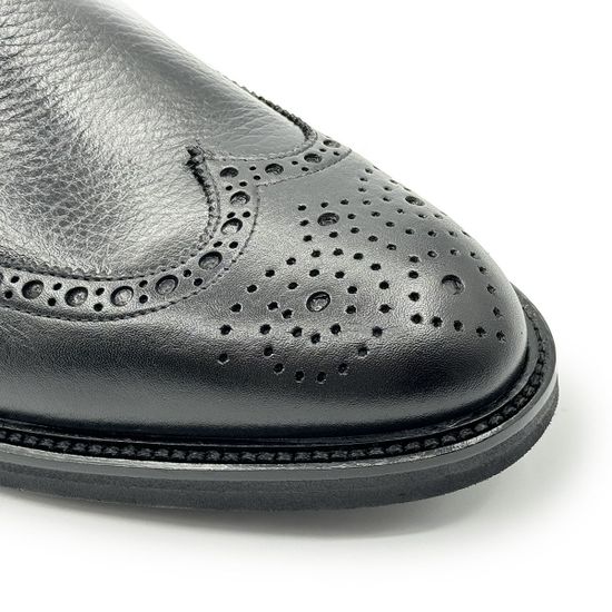 Ботинки Mario Bruni черные кожаные на меху - фото 6, 13287 MB NERO