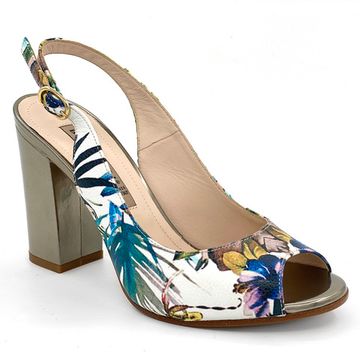 Босоножки Renzi кожаные мультиколор - фото 2, 501701A RZ