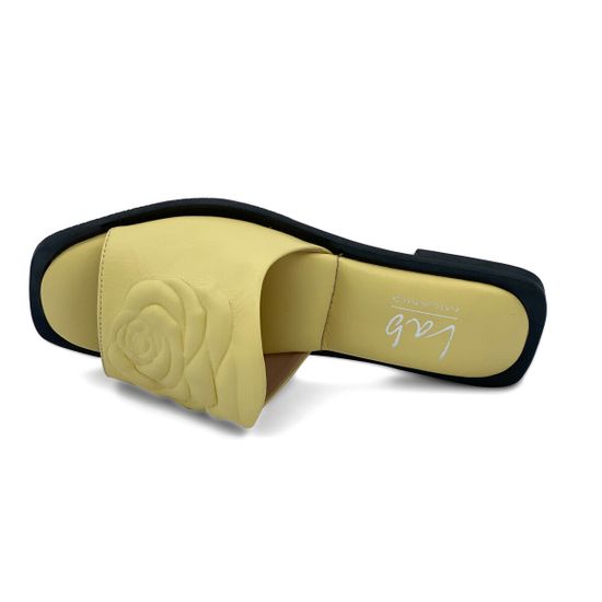 Мюли Lab Milano желтые кожаные - фото 5, 030223 LAB GIALLO