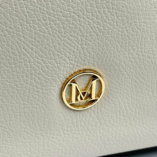 Сумка MOT-CLE кожаная бежевая/черная - фото 6, COFFA MOT