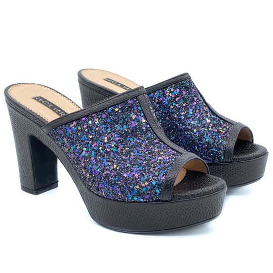 Сабо Luca Verdi синие - фото 7, 4564 LV