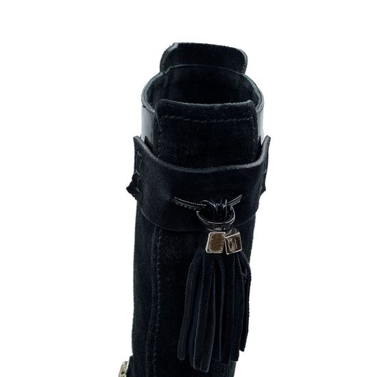 Сапоги Rejois черные замшевые демисезонные - фото 7, 