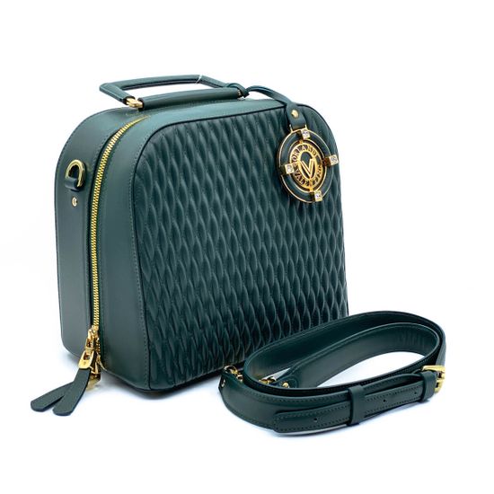 Сумка Valentino Orlandi зеленая кожаная - фото 3, 26045 VO VERDE