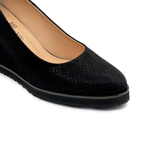 Туфли Ilasio Reanzoni черные замшевые - фото 6, Н7748 IR NERO