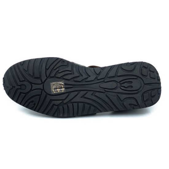 Сандалии Emozioni коричневые кожаные - фото 4, 