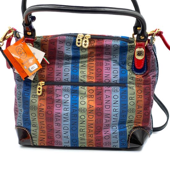 Сумка Marino Orlandi текстиль мультиколор - фото 3, 4351 MO MULT