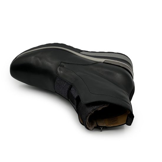 Ботинки Donna Soft черные кожаные на меху 2025 - фото 5, DS1618M DS 2025