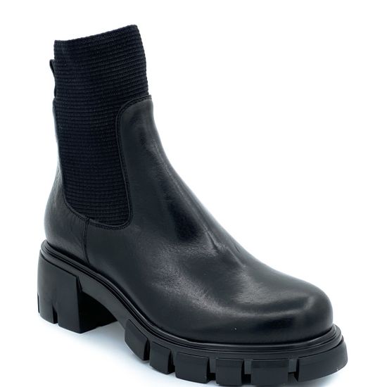 Ботинки Fru.it черные кожаные демисезонные - фото 2, 