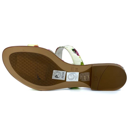 Сабо Loretta Pettinari белые мультиколор - фото 4, 