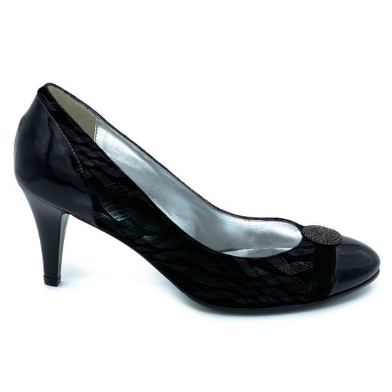 Туфли Giorgio Piergentili черные замшевые - фото 1, 