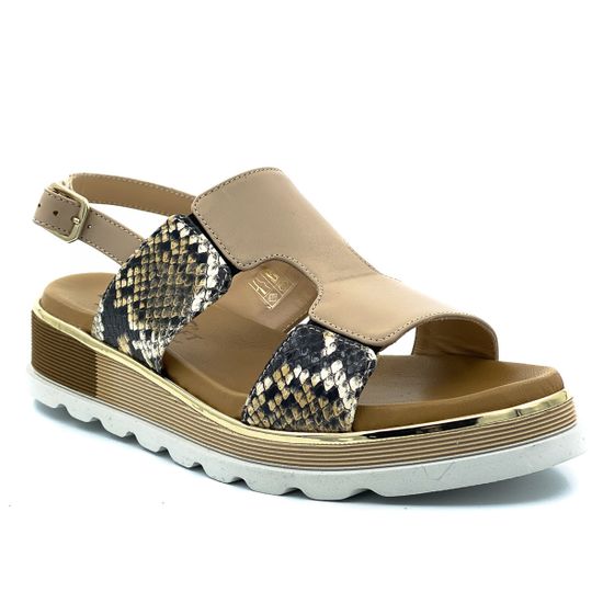 Сандалии женские Donna Soft бежевые - фото 2, 