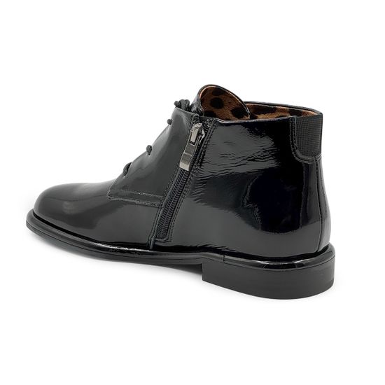 Ботинки TUFFONI черные лаковые демисезонные - фото 3, 1725032PL TUF NERO