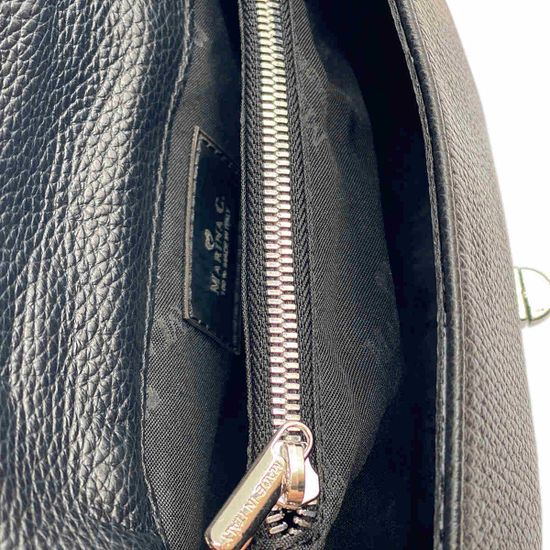 Сумка кросс-боди Marina Creazioni черная кожаная - фото 5, B6514 MC NERO TRP248