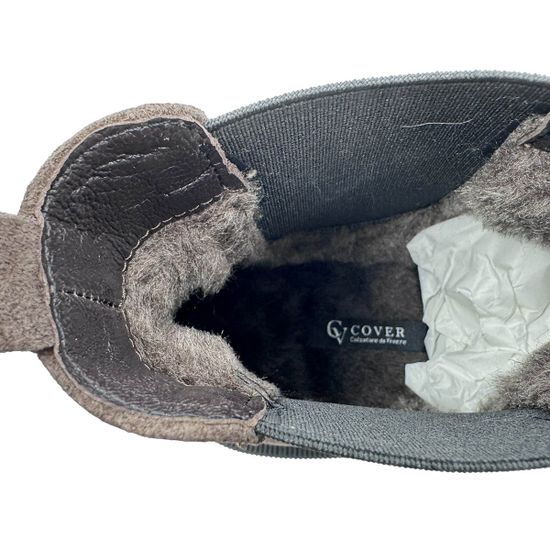 Ботинки Челси CV COVER замшевые на шерсти коричневые - фото 7, 533203-75 COV MORO