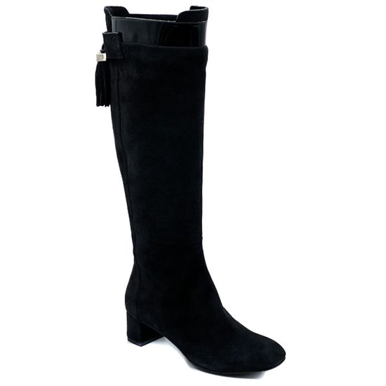 Сапоги Rejois черные замшевые демисезонные - фото 2, 