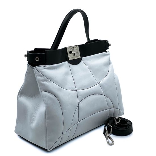 Сумка Renato Angi белая кожаная - фото 4, 2604336 RA BIANCO