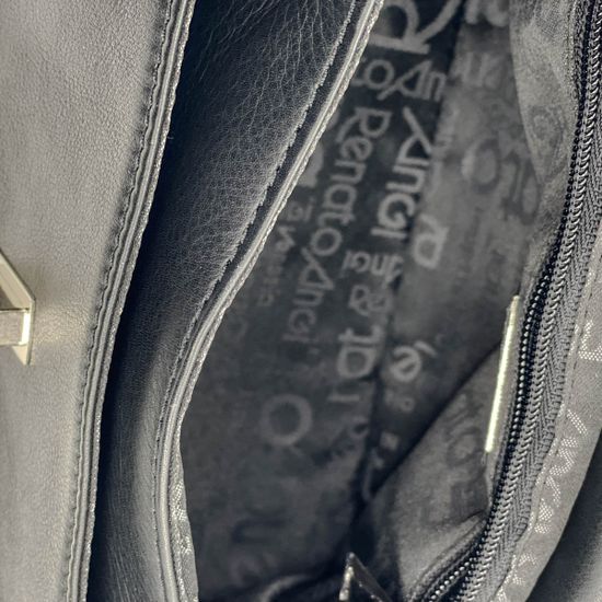 Сумка Renato Angi черная кожаная - фото 5, 